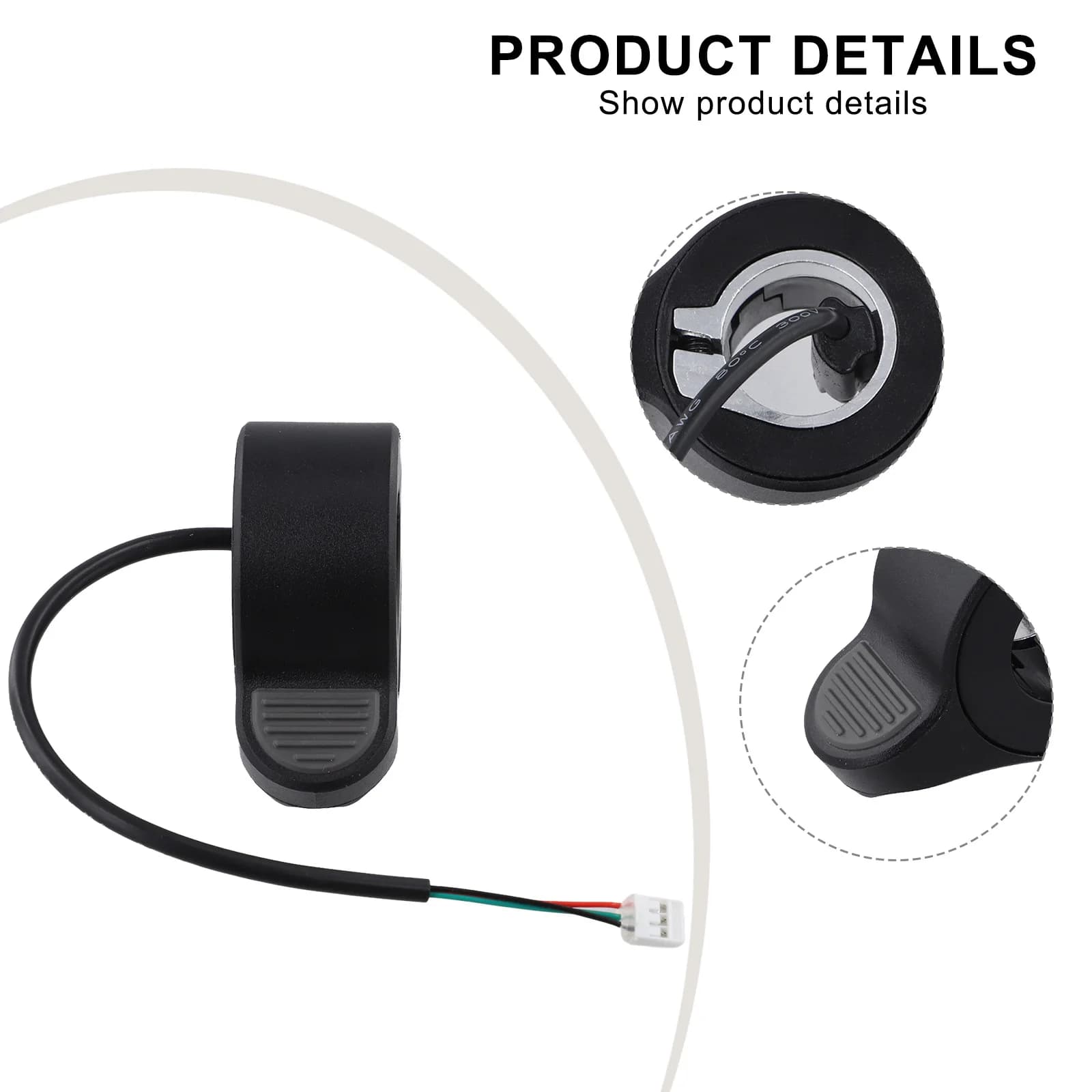 Replacement Electric Scooter Throttle Scooter Part Throttle For 2nd Gen Electric Scooter Throttle Easy Installation