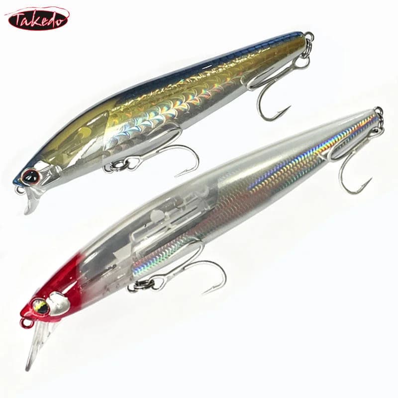 TAKEDO 14G 20G Sea Fishing Lures Minnow Fishing Lure Wobbers FlashBoost Artificial Bait Crankbait Trout Bass Bait Jerk Bait