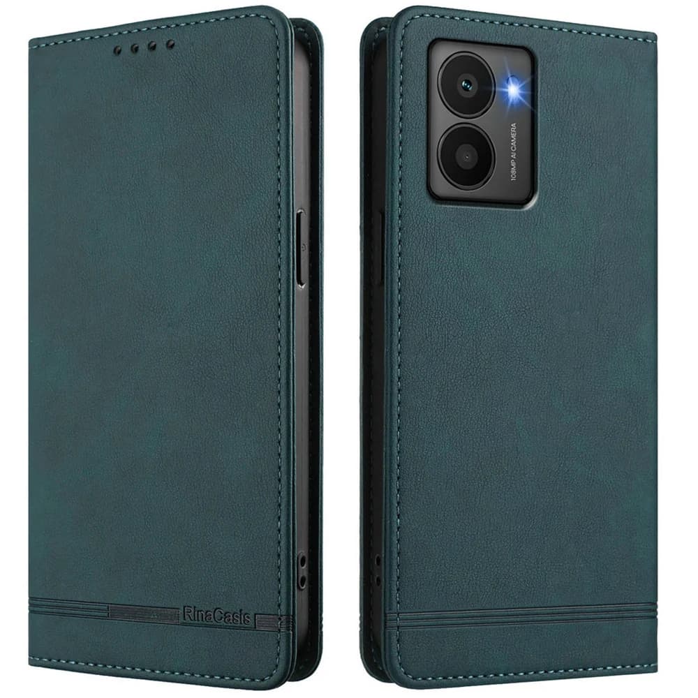 Custodia a libro magnetica in pelle con blocco RFID per HMD Fusion, HMD Skyline, HMD Pulse Pro Plus - Cover di lusso