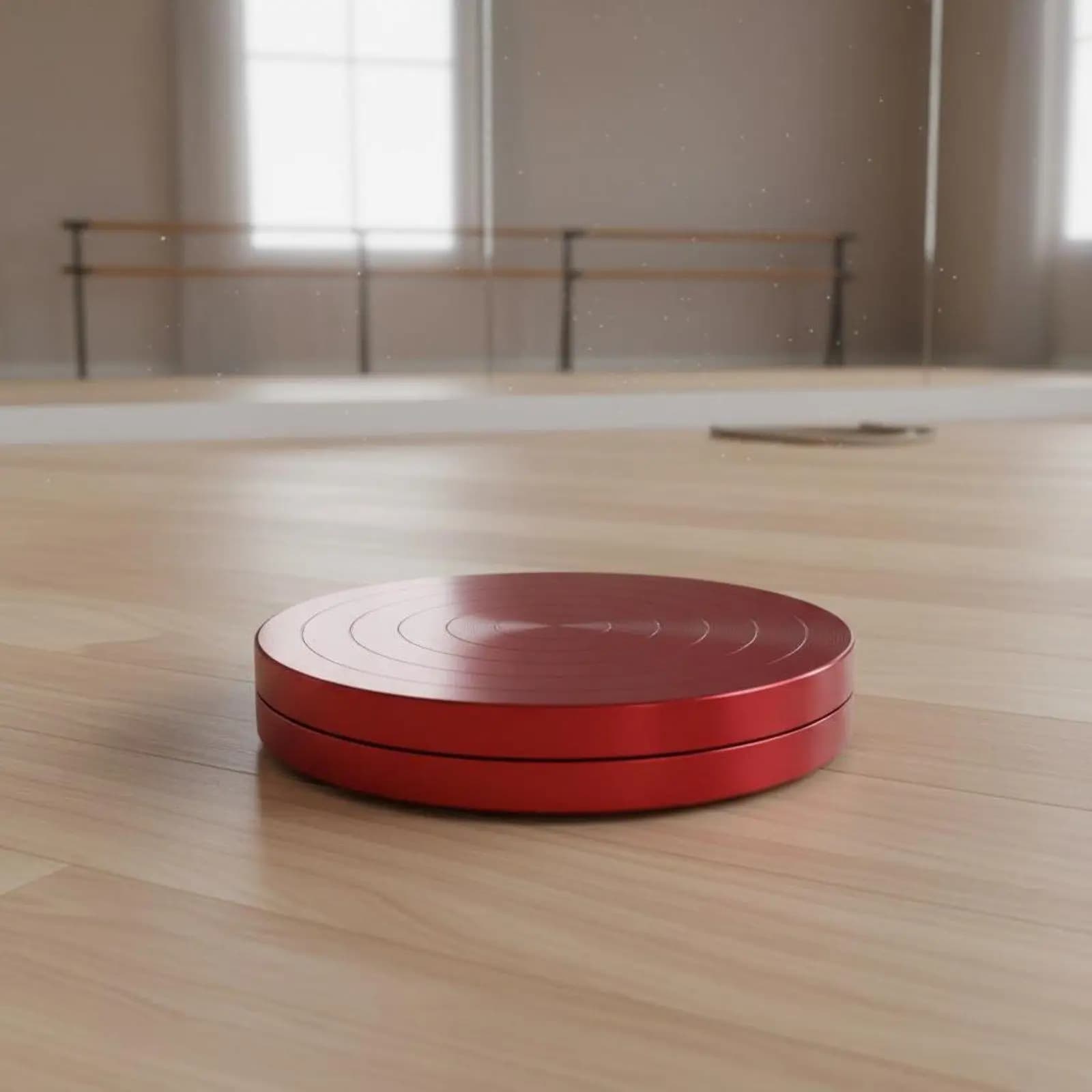 Figure Skating Rotator Metal Construction off Ice Turning Board Smooth Rotation Disc for Skaters, Gymnasts, Studio