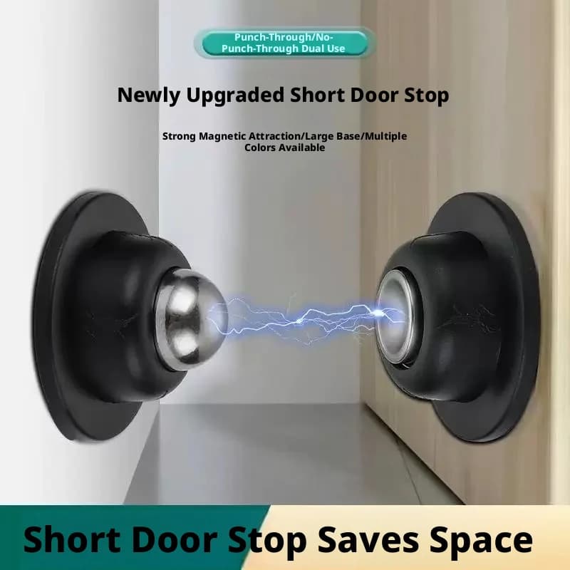 Fermaporta magnetico anti-collisione in silicone Porta della camera da letto Porta da studio Tampone per porta Aspirazione senza punzonatura Forte incollaggio