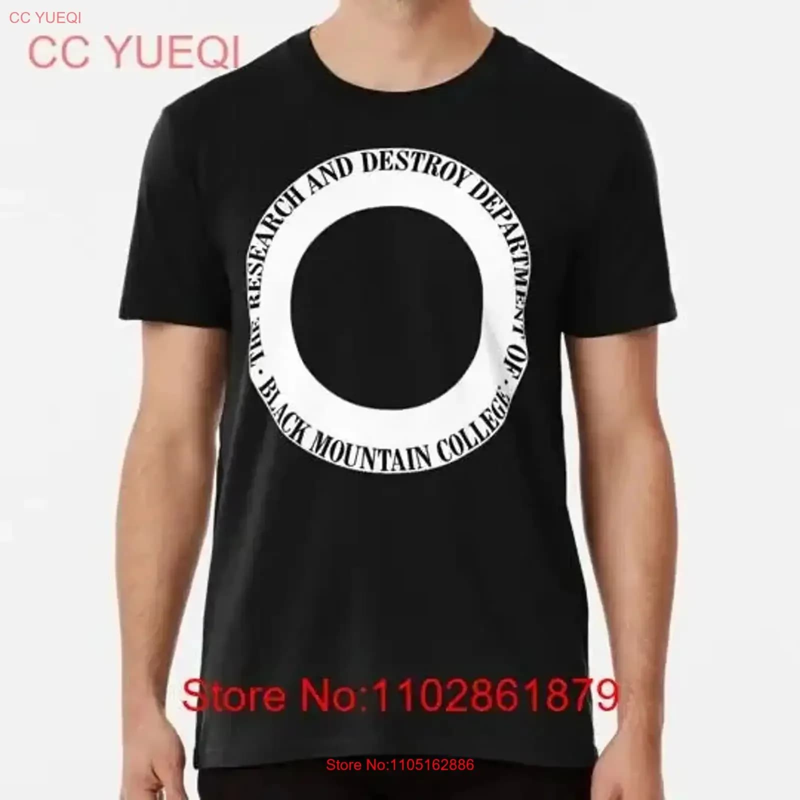 Black Mountain Collage Dipartimento di ricerca e distruggi S 5XL T-shirt realizzata negli Stati Uniti vintage lavata casual morbida e confortevole grafica