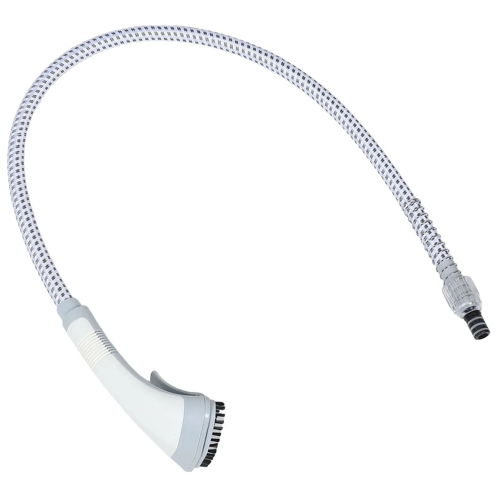 Universal Steam Hose Replacement Garment Steamer Plastic Tube Brush Attachment Adjustable Length Steam Supply Clothes Steamer