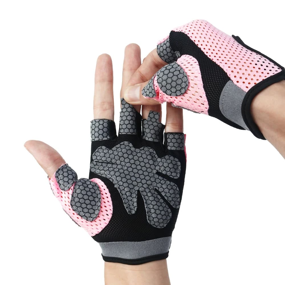 1Pair Weight Lifting Gloves Full Palm Protection,Workout Gloves for Gym,Cycling,Exercise,Breathable,Lightweight for Mens Women