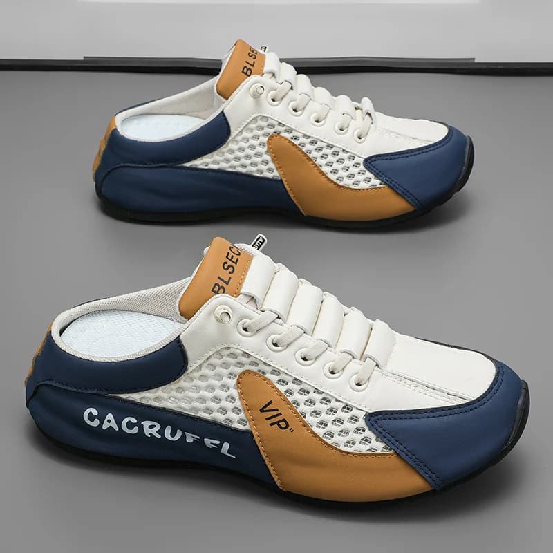 1 paio di scarpe sportive casual multifunzionali alla moda da uomo - facili da indossare, resistenti, con suola spessa che aumenta l'altezza.