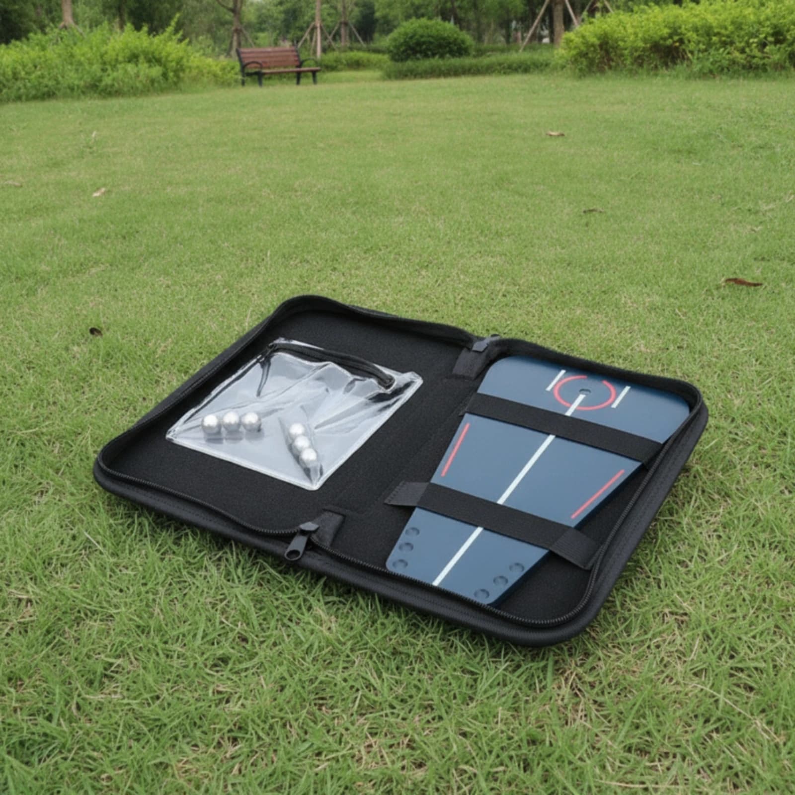 Golf Putting Practice Aid with Training Balls Alignment Golf Putting Practice Aid Portable Compact for Golfers, Indoor, Home