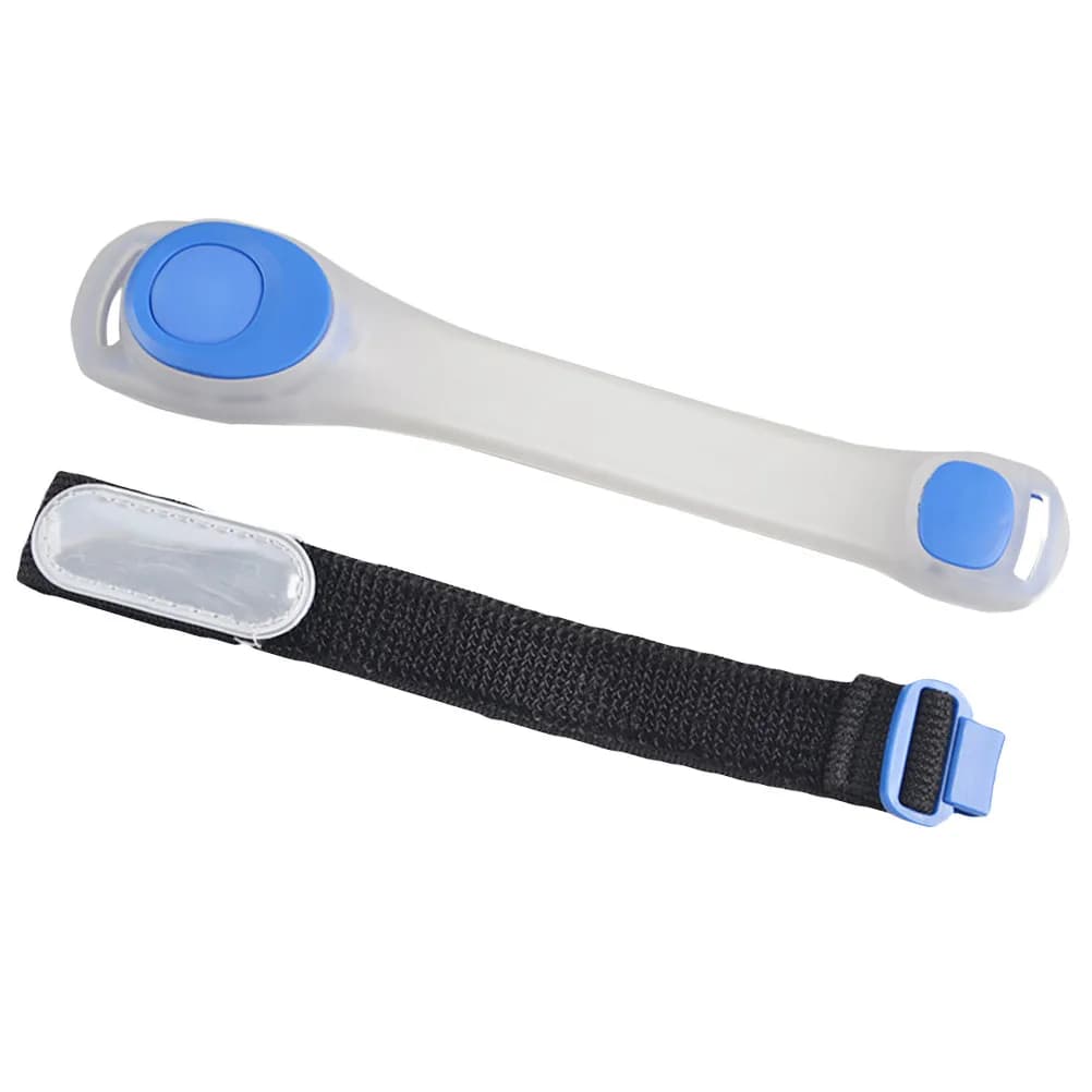 2 Pieces Luminous LED Bracelets, Light Ultra Racing Accessories, Comfortable and Flexible, Wearable Belt for Men and Women, Open Sports