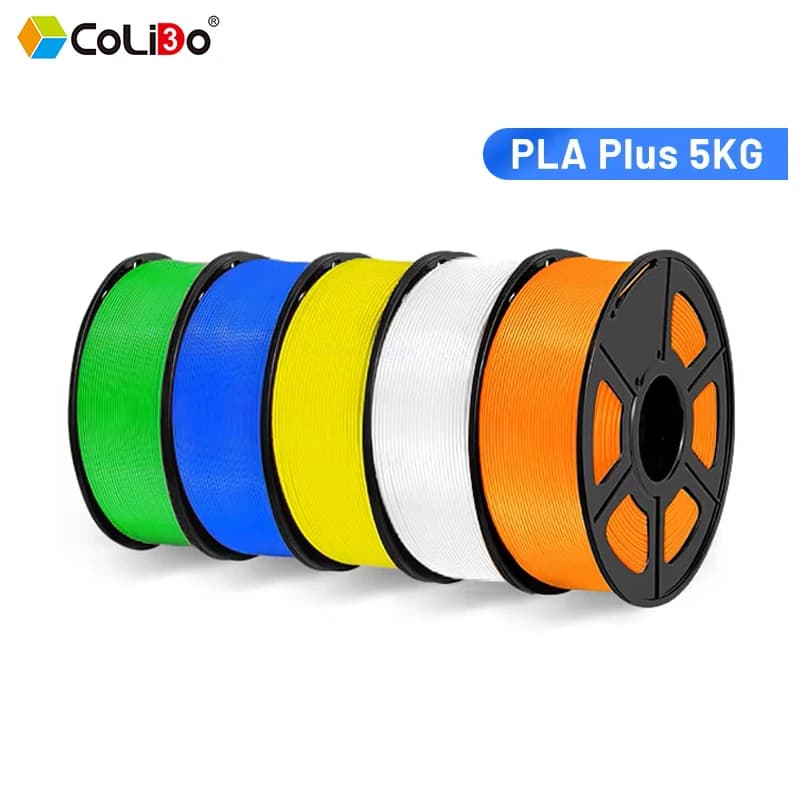 Colido PLA + Filament 5KG 1.75mm 3D Printing PLA Plus ABS Black Red Blue Green Orange Filament For Printer FDM Pen 3D