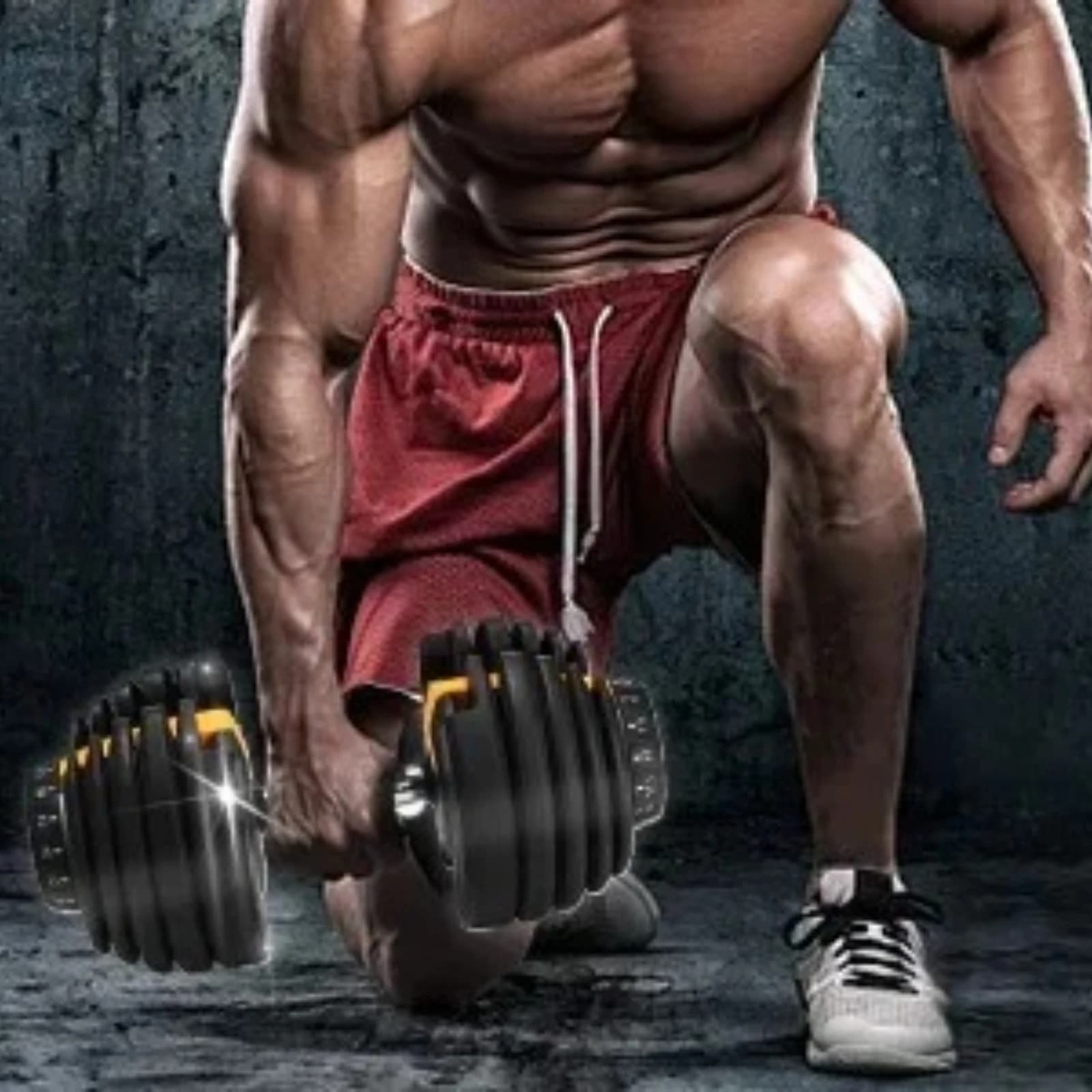 SIHAO Variable‑Weight Dumbbell 52.5lbs | Adjustable Strength Training Dumbbell, Home Workout Equipment for Arm Muscle Development, Indoor Fitness Tool