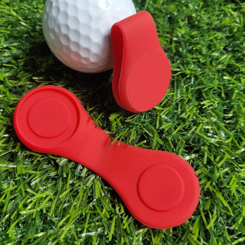 Clip di Calibrazione della Posizione in Silicone, Morsetto Professionale per Mini Golf, Pieghevole e Riutilizzabile, Utile Accessorio per Golf