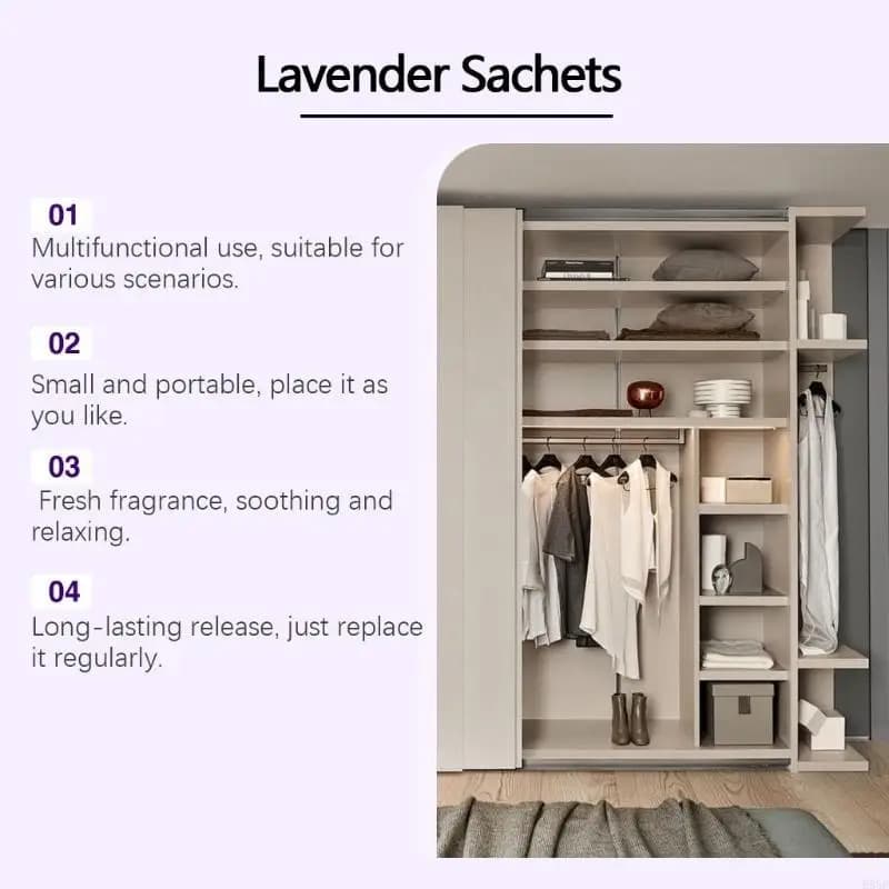 10 bustine aromi lavanda perfette per migliorare qualsiasi spazio, deodorante per auto, relax per studenti, per impiegati,