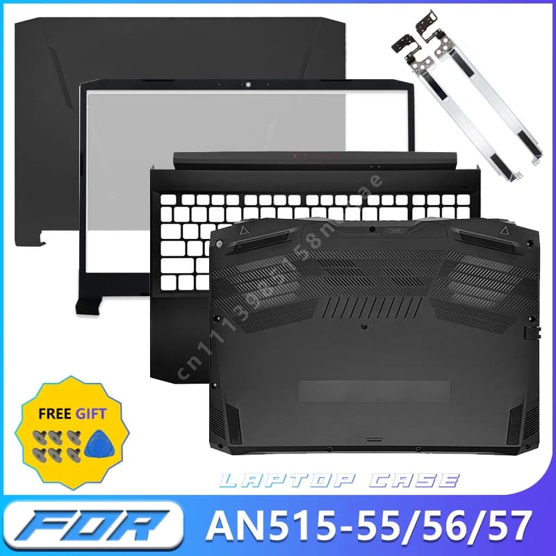 New Laptop Shell Assembly For AN515-55 AN515-56 AN515-57 N20C1 LCD Back Cover Front Bezel Palmrest Bottom Case Hinge Cover