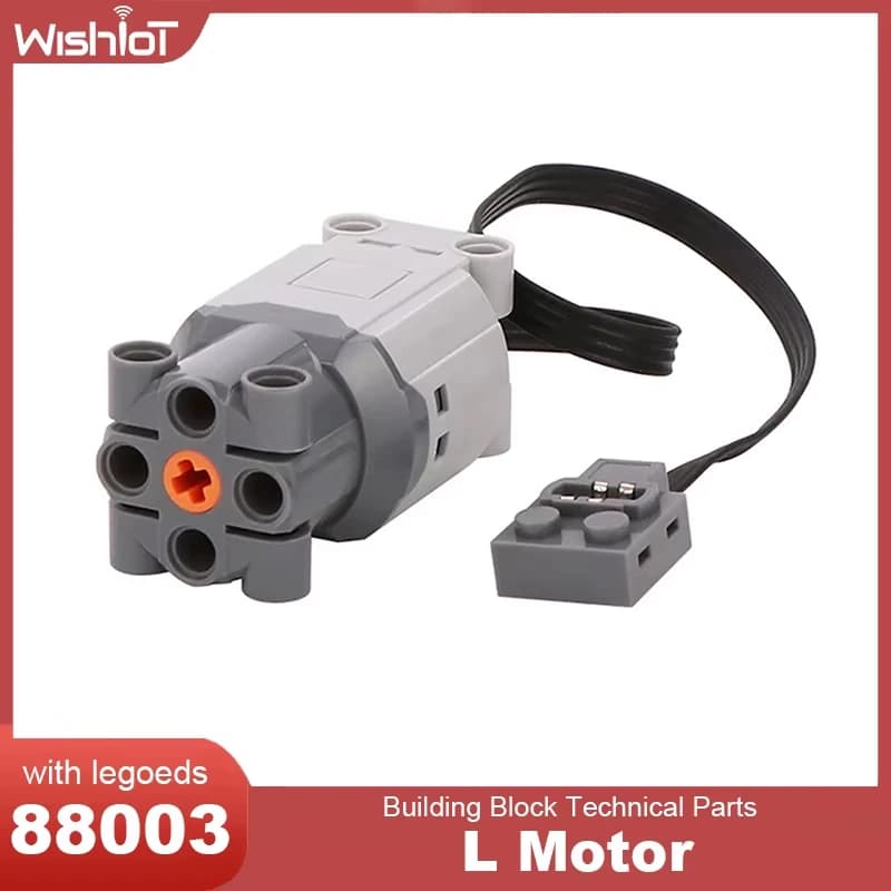 Technical Parts MOC 88003 L Motor Power Functions Building Block Mattons Power Up Compatible with LEGOeds assembled car toys