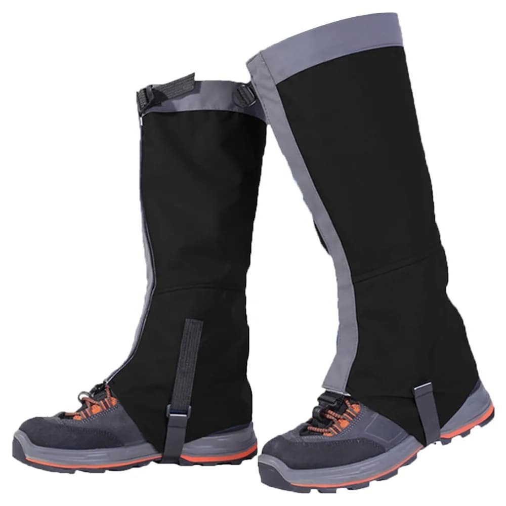 1 Paio di Ghette da Escursionismo Durevoli in Tessuto Nylon 420D, Leggere, Antistrappo, Impermeabili per Stivali da Neve e Arrampicata