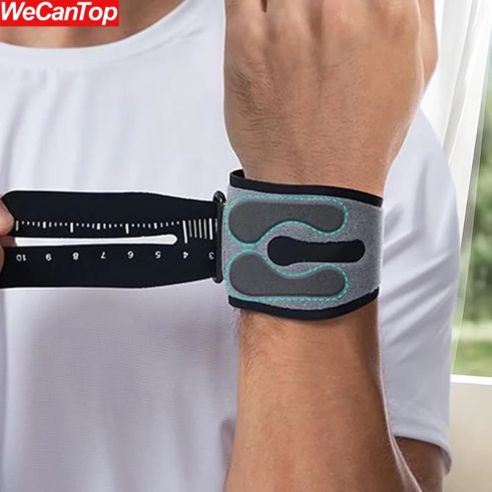 Supporto per Polso Altamente Elastico e Regolabile per Fitness e Sollevamento Pesi, Sollievo dal Tunnel Carpale, Tutore Sportivo Traspirante Unisex