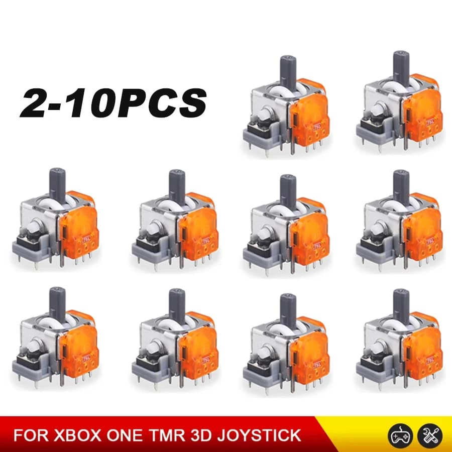 2/10Pcs 3D Analog Stick Replacement TMR Effect Joystick for PS5 PS4 Xbox Series S Controller Upgrade Game Accessories