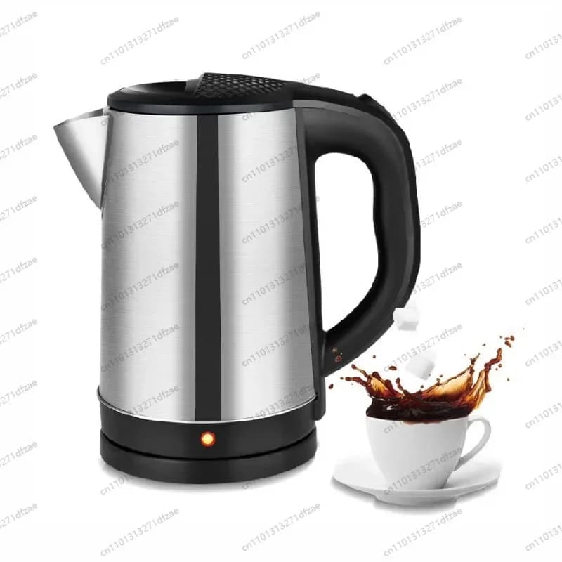 US Standard 110V Electric Kettle Stainless Steel Coffee Tea Maker, Kettle