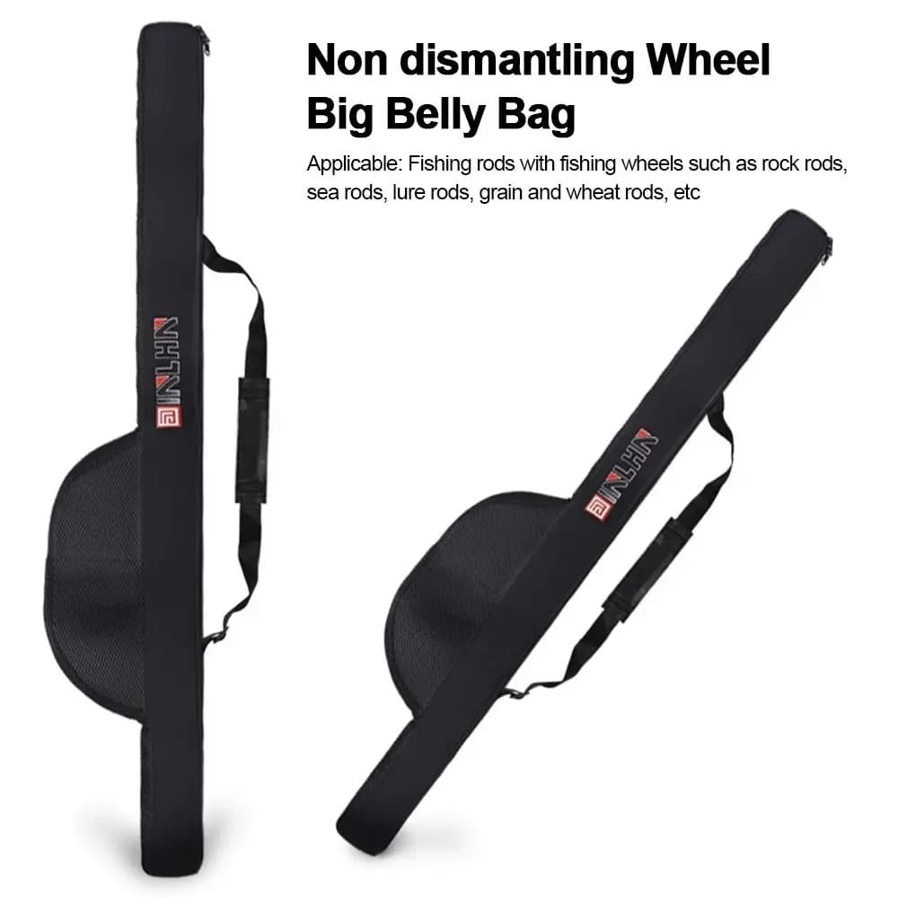 New Portable Fishing Dog Bag Folding 118/128cm with Neck Strap, Cane and Mulinelli Case