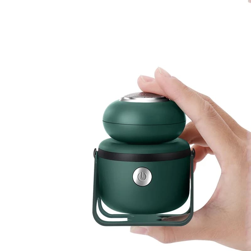 Rasoio per barba elettrico portatile Rasoio per barba a doppio uso asciutto e bagnato Multifunzione intercambiabile Lavabile per uomo Trimmer per barba facciale