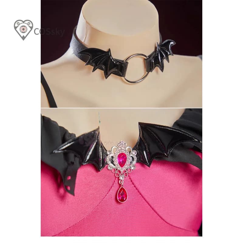 Draculaura Cosplay Costume Anime High Sexy Swimsuit Lovely Uniform Halloween Party Role Play Outfit Women Sweet Beach dress
