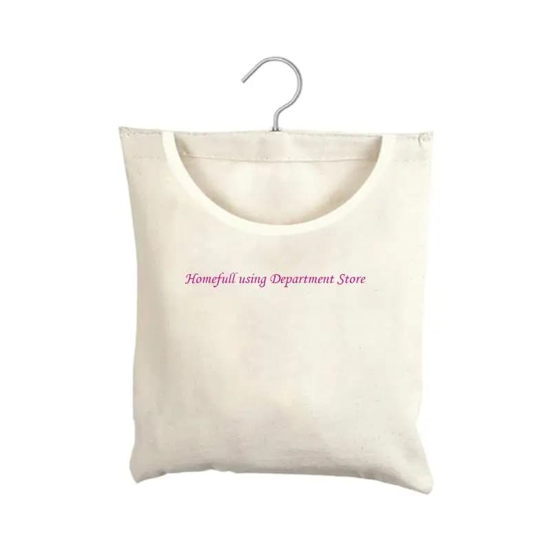 Sturdy Cotton Canvas Clothespin Storage Bag Rotating Hook Laundry Organizers