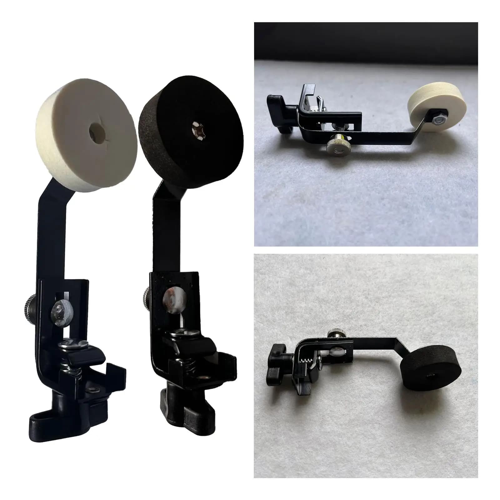 Morsetto per smorzatore tamburo, pad silenziatore esterno, hardware per percussioni, silenziatore per rullante, per la riduzione del rumore