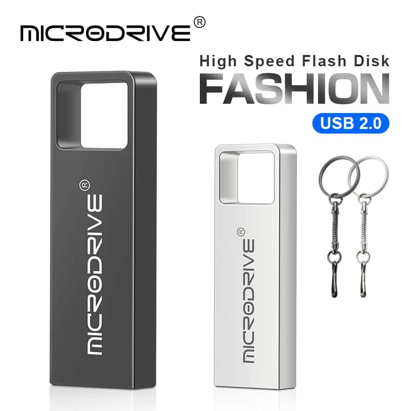 Mini chiave USB Flash Drive Nastro penna in metallo nero 4 GB 8 GB 16 GB 64 GB 32 GB 128 GB Memory Stick pendrive scheda flash
