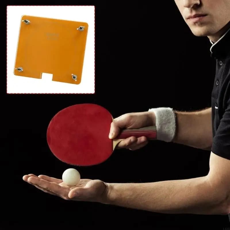 Table Tennis Racket Leveler For Easy Setups Pingpong Paddle Compressions Clamp