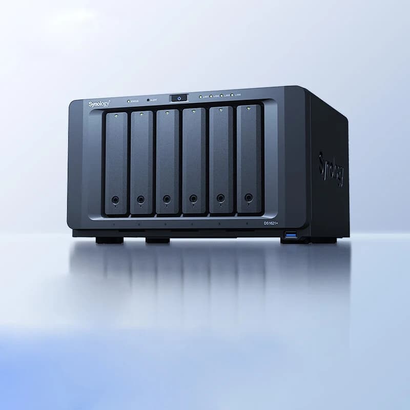 Synology Ds1621+ Archiviazione di rete cloud privata 6 Bay Synology Nas Diskstation Ds1621+ (Display) Per la rete Nas aziendale
