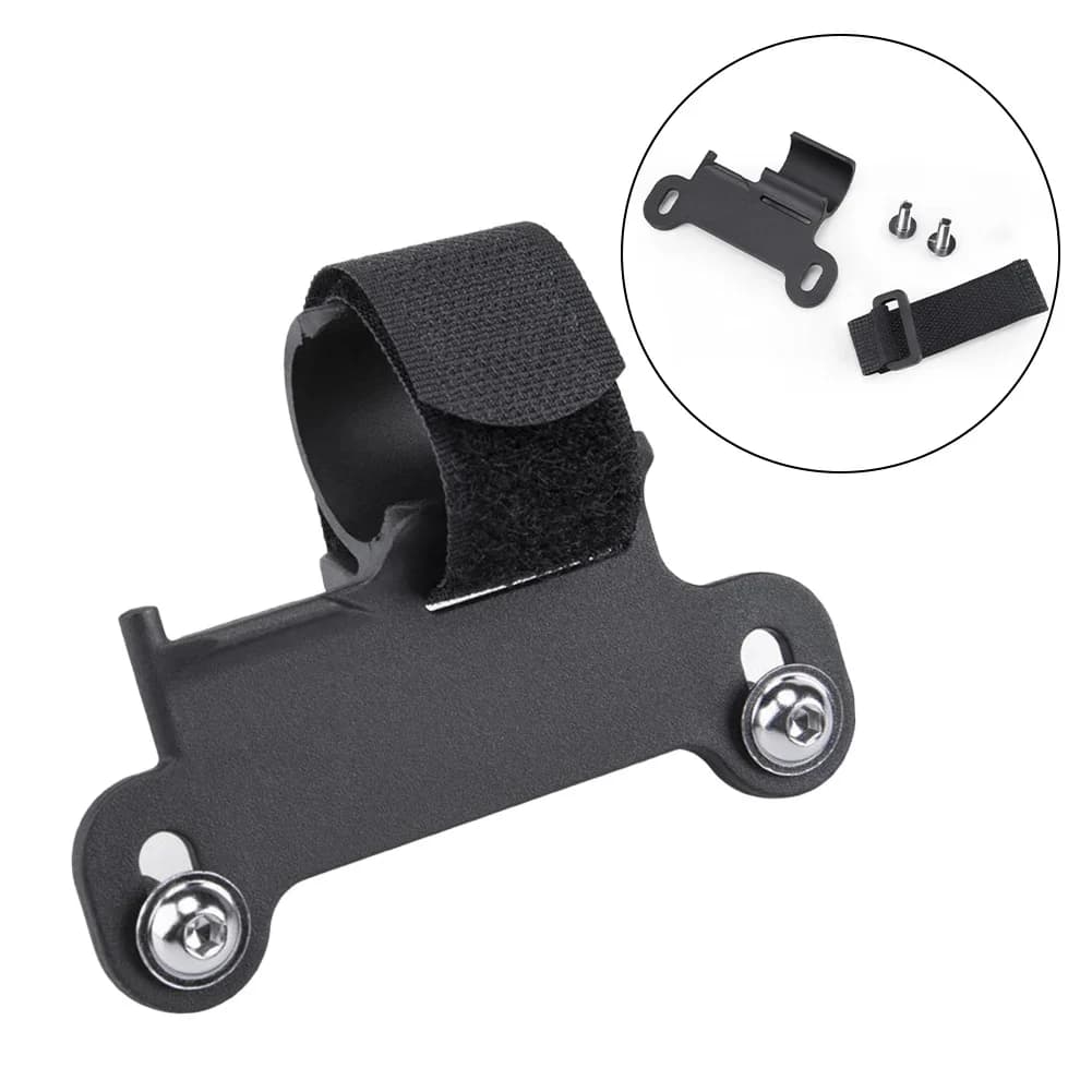 Per la pompa Diametro di circa 2 cm Supporto per rack Staffa per pompa da bicicletta Clip di fissaggio Gonfiatore per bici in plastica ad alte prestazioni