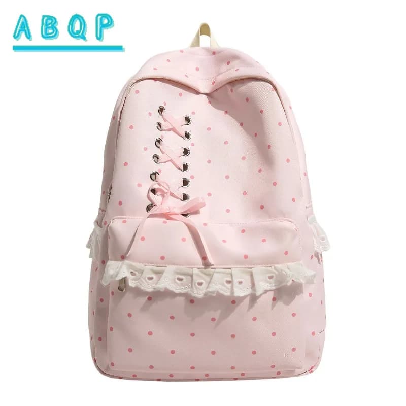 Women's Backpack Personalized Fashion Casual Girl Backpack Luxury Brand Large Capacity Junior High School Girls School Bag