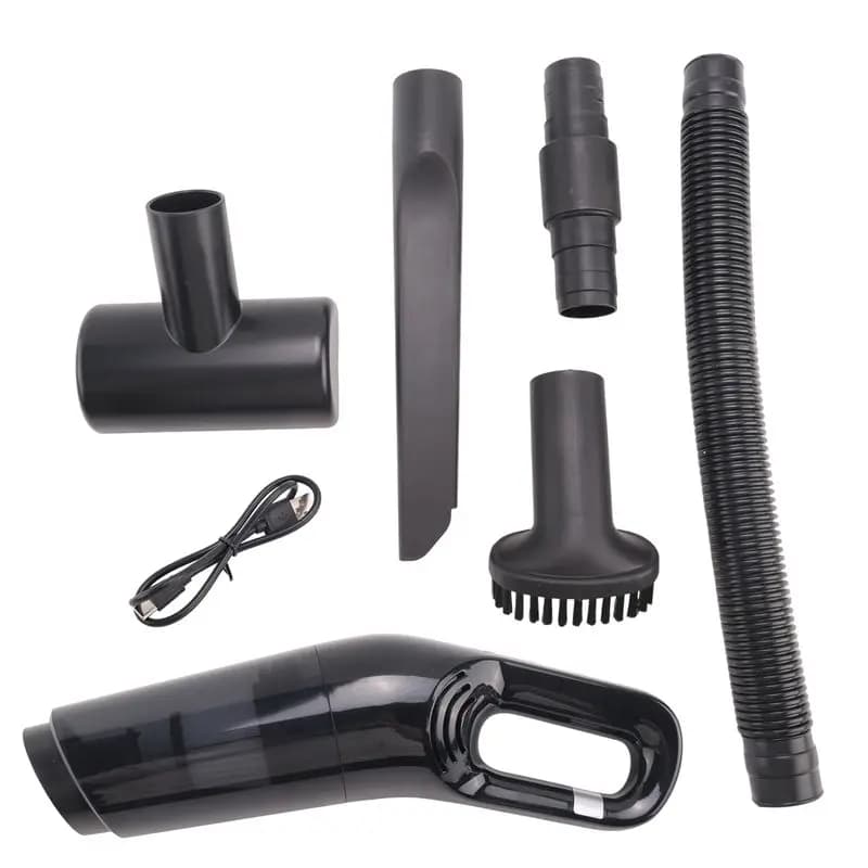 ABBY-Aspirapolvere portatile senza fili, aspirapolvere portatile ricaricabile, piccolo aspirapolvere per auto in ABS con elevata potenza di 120 W