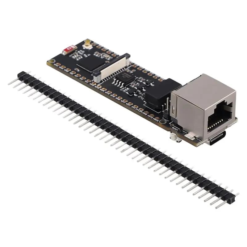 Scheda di sviluppo Ethernet AY14 -ESP32-S3 ETH Cam, supporta comunicazioni Wi-Fi, Bluetooth ed Ethernet per Raspberry Pi Pico