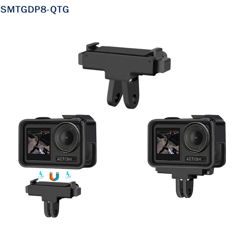 Nuovo Supporto Magnetico Pieghevole per Fotocamera Sportiva OSMO Action 5 Pro/4/3, Adattatore a Sgancio Rapido, Base di Estensione, Accessori