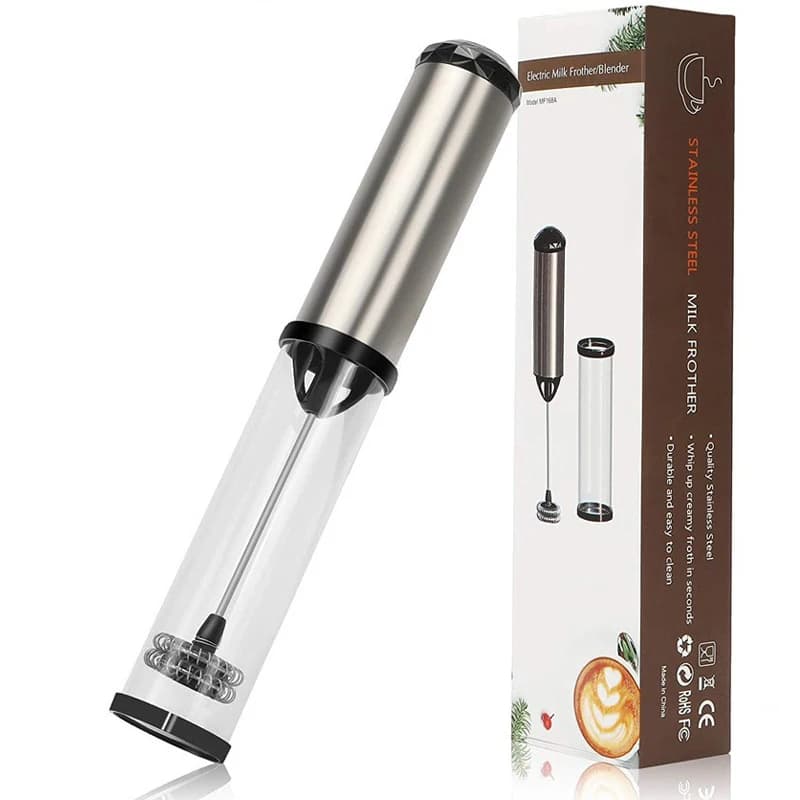 Montalatte elettrico portatile portatile Mini macchina per schiuma di caffè frullatore da cucina frullino per le uova Cappuccino crema Mix frusta strumenti