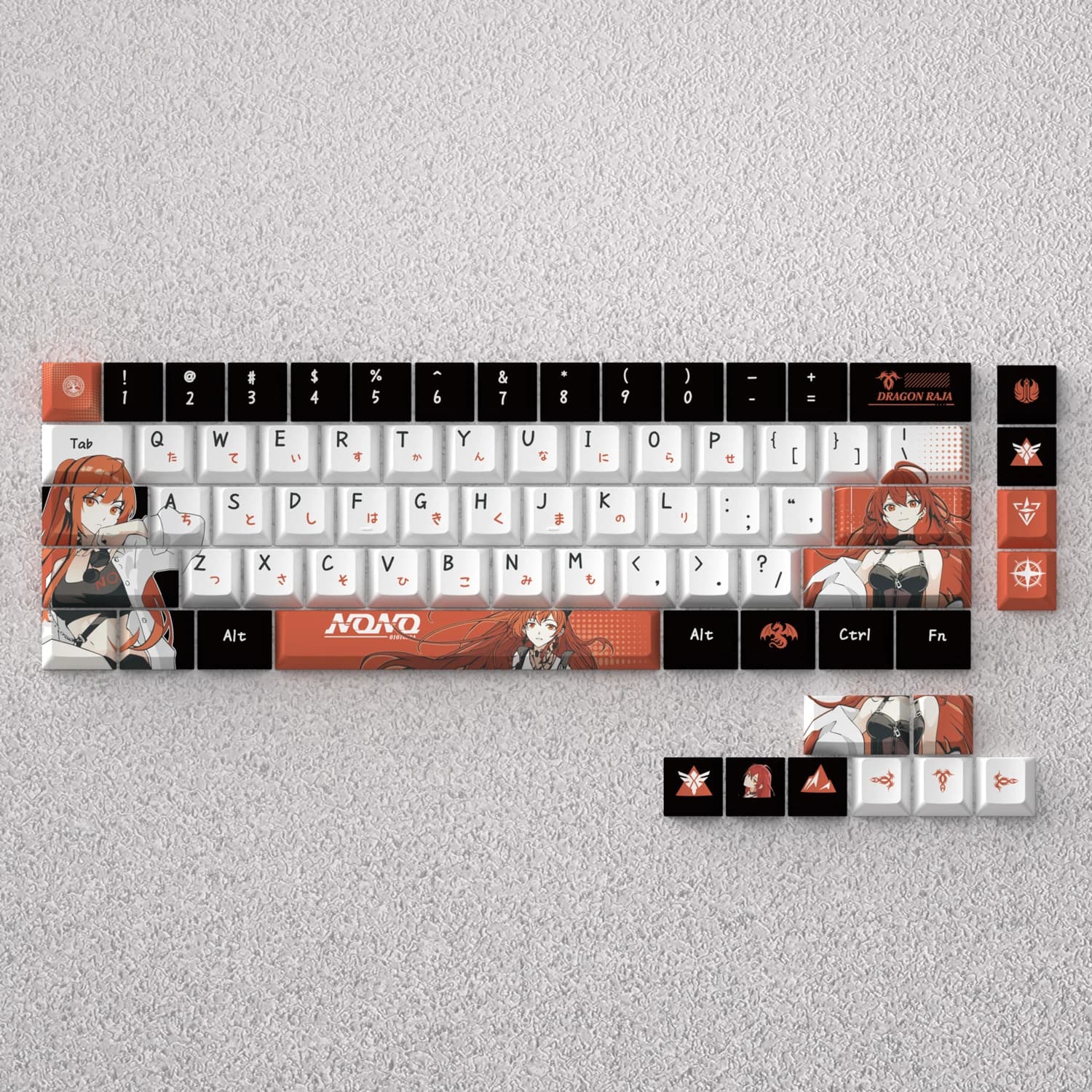 98 Copritasti Nono Tasti Cute Anime Copritasti PBT Cherry Profilo Keycap Tastiera meccanica Made68 Mad68 Wooting 60