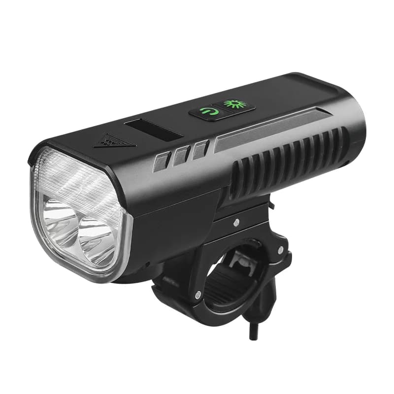 Luci a LED per bicicletta Lampada per montaggio su clacson controllata a filo con clacson Faro T6 ricaricabile tramite USB Evidenzia accessori per bici da ciclismo