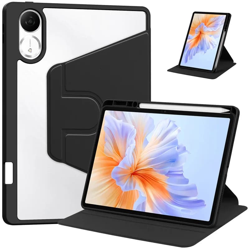Per Huawei Honor Pad V9 11.5 pollici 2024 360 Supporto rotante Smart Tablet Fonda per PadV9 ROL-W00/W10 11.5 "Custodia con portapenne