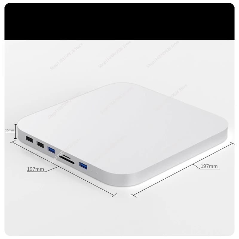 Alloggiamento per disco rigido Pro HD Docking station HDMI 4K Hub USB tipo C 7 in 1 per Mac Minimini