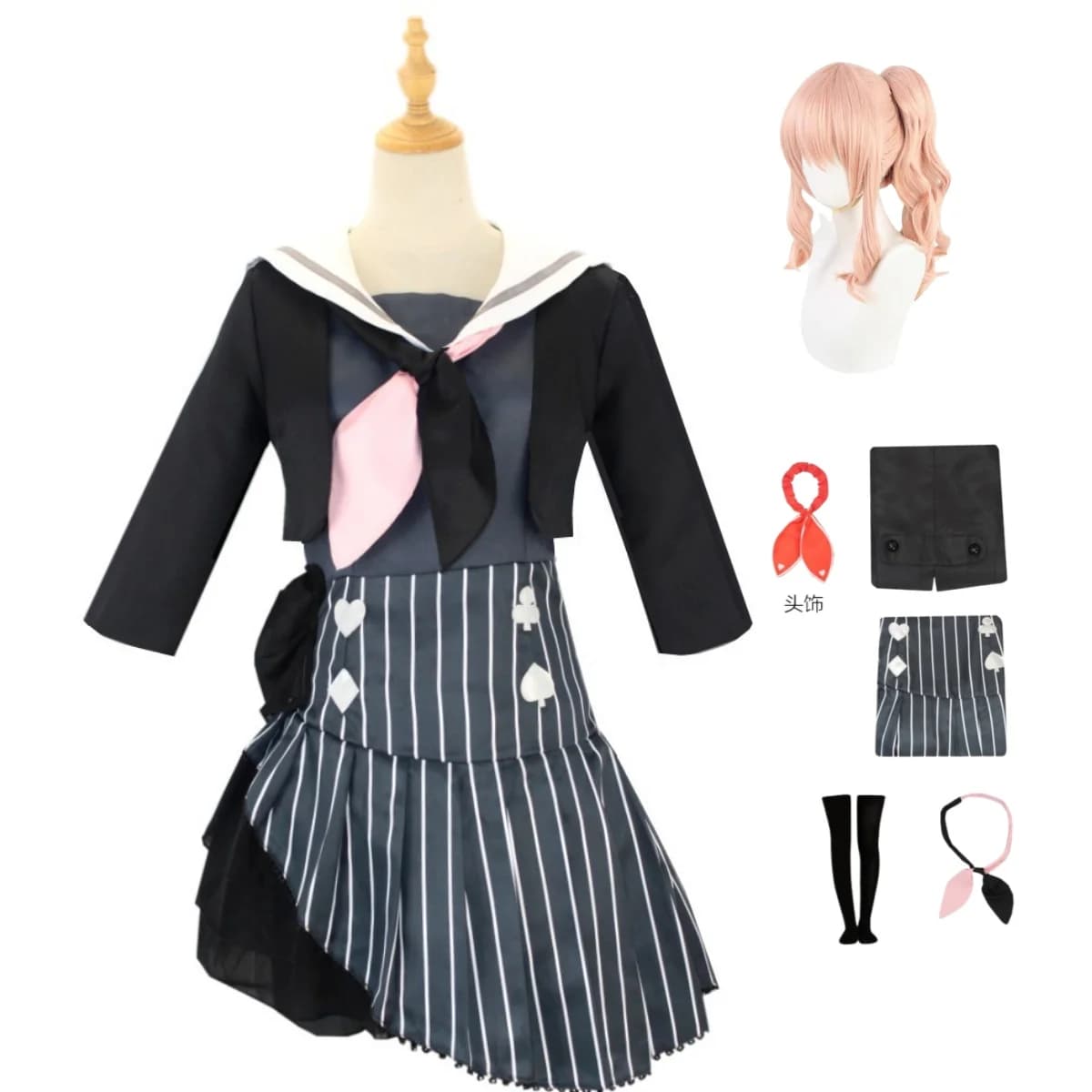 Spot World Plan Akiyama Mizuki Costume Cosplay Progetto Sekai Colorato Palcoscenico Amia Parrucca Cosplay Halloween Donna Scuola Abito da marinaio