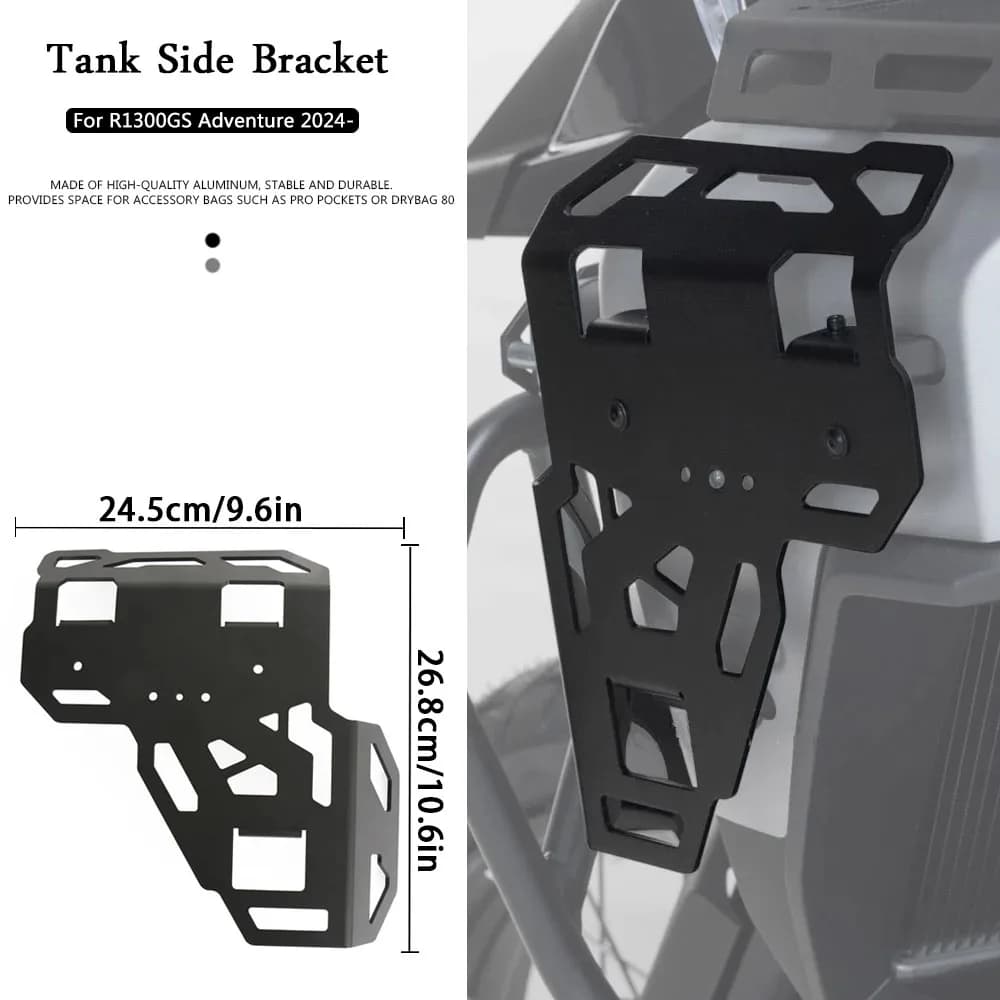 Moto Side Wallet Tank Cover Support Bracket For BMW R1300GS Adventure R1300GSA GSA 1300 R 1300 GS ADV 2024 2025