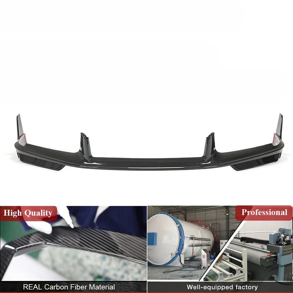 For Porsche 911 992 Turbo S 2019 2020 2021 2022 2023 DRY Carbon Fiber Front Bumper Lip Diffuser Spoiler Splitter Car Accessories
