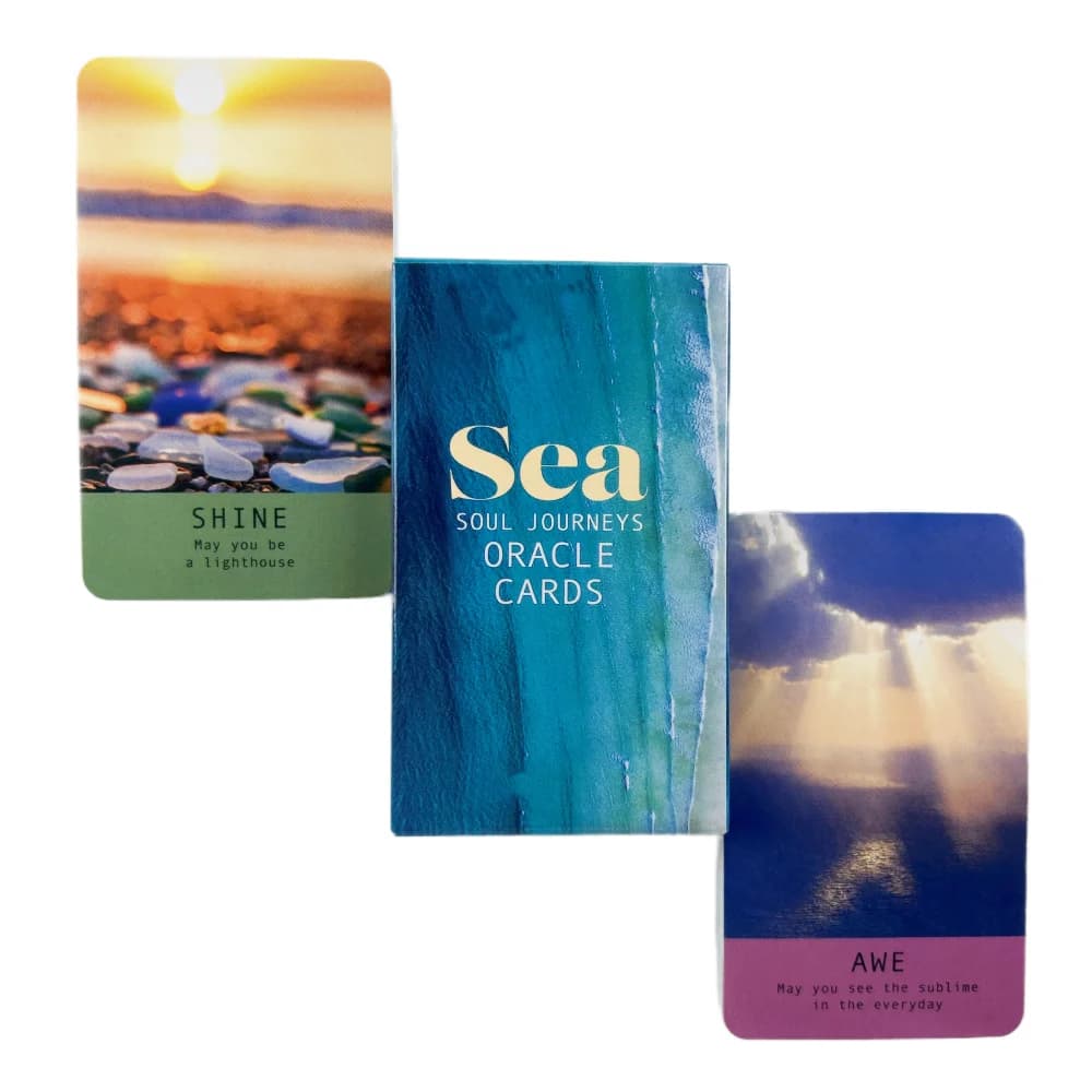 Sea Souls Journeys Oracle Spirit Fate Divination Tarot Cards Gioco da tavolo per famiglie in inglese Mysterious Beginners Entertainment Oracle