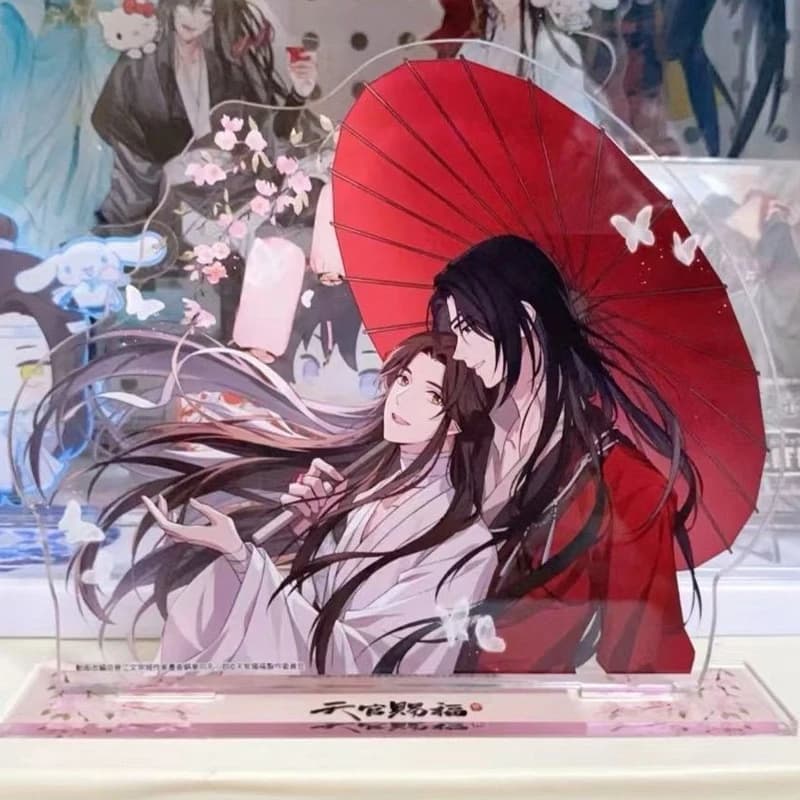Anime Tian Guan Ci Fu Cielo Benedizione ufficiale Supporto in acrilico Modello Xie Lian Hua Cheng Coppia Figura Decorazione regalo di compleanno