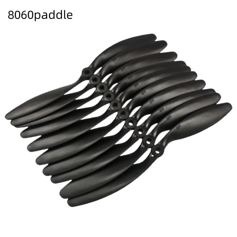 Eliche per Aeromodelli RC 8060, Pale in Fibra di Vetro e Nylon, Dimensioni 8x6 per Velivoli Telecomandati, Confezione da 10 Pezzi