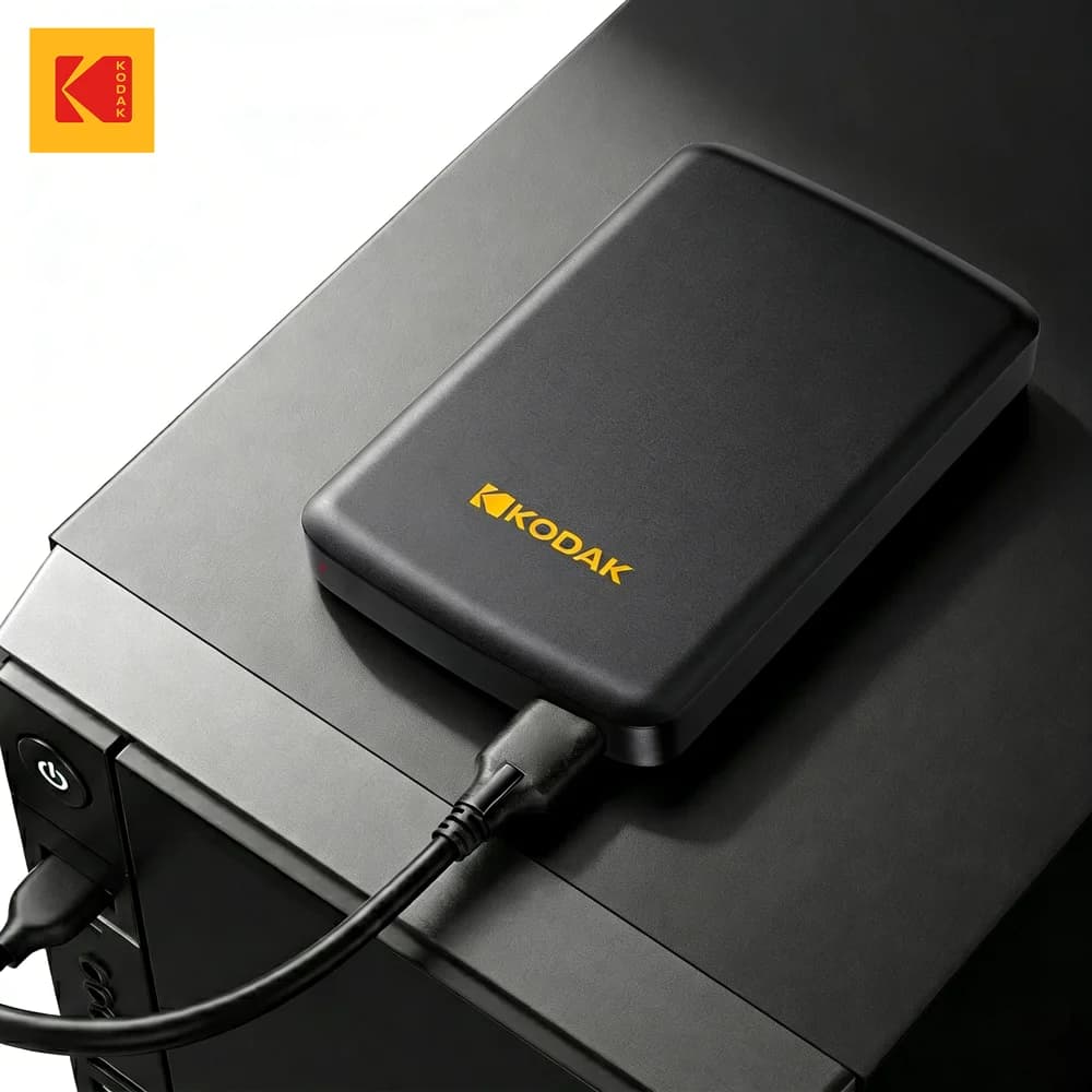 Disco rigido esterno portatile Kodak HDD P150 5 Gbps USB 3.0, disco rigido esterno da 500 GB/1 TB, archiviazione ad alta capacità per PS4/Xbox/PC