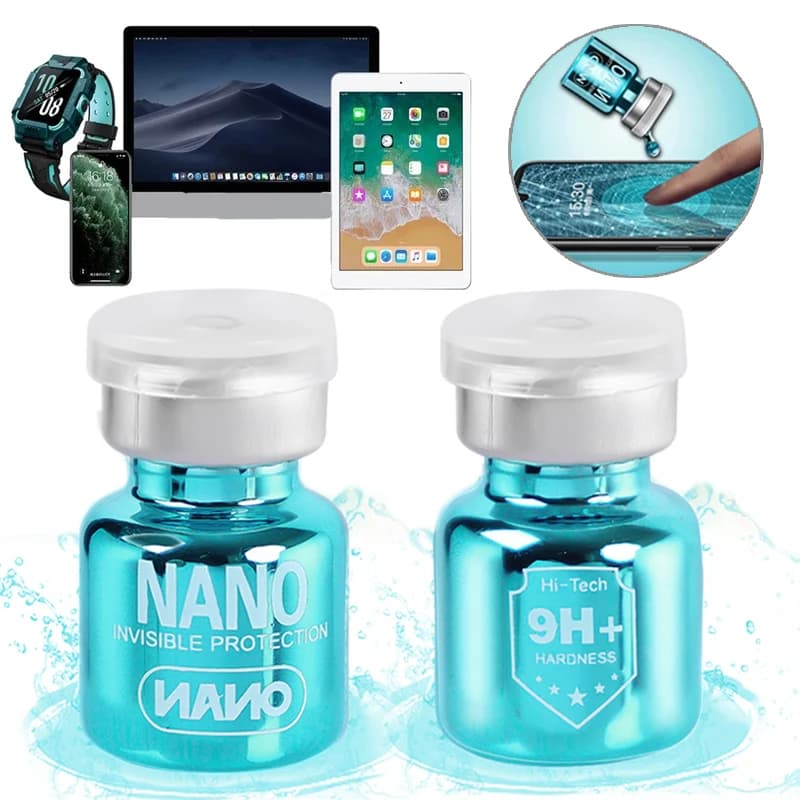 Pellicola protettiva nano liquida da 2 ml per telefono cellulare IPhone Ipad Tablet Laptop Orologio Proteggi schermo in vetro antigraffio universale