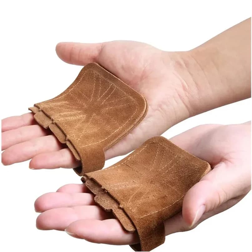 Bovina Anti-slip Leather Gym Gloves, Pesi Lifting Belt, Palm Protections, Crossfit and Fitness Gloves