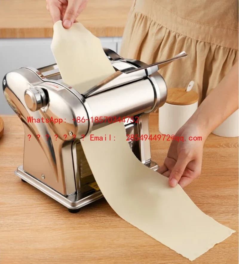 Pressa Elettrica per Pasta, Macchina Automatica Multifunzione per Pasta Fresca e Impasto, per Uso Domestico