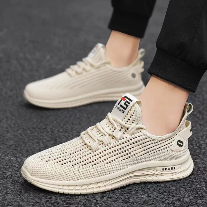 2026 New Mens Mesh Breathable Athletic Shoes Lightweight Soft Cushion Comfortable Casual Sneakers for Outdoor Walking